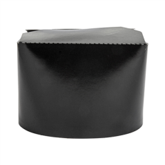 RÉCIPIENTS SALADIERS 1000 ML 305 + 18 PE G/M2 Ø12,3x8,5 CM NOIR CARTON (300 UNITÉ)