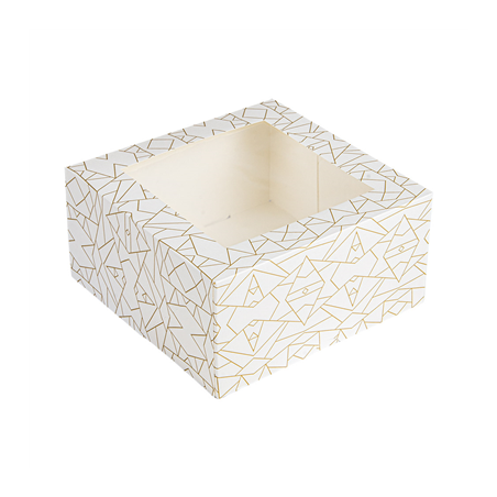 BOÎTES PATISSERIES AVEC FENÊTRE