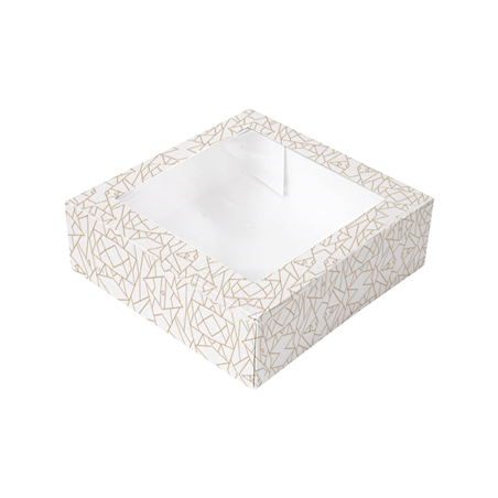 BOÎTES PATISSERIES AVEC FENÊTRE