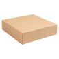 BOÎTES PATISSERIES SANS FENÊTRE 'THEPACK' 240 G/M2 30x30x8 CM NATUREL CARTON ONDULÉ NANO-MICRO (100 UNITÉ)