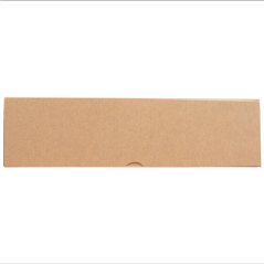 BOÎTES PATISSERIES SANS FENÊTRE 'THEPACK' 240 G/M2 30x30x8 CM NATUREL CARTON ONDULÉ NANO-MICRO (100 UNITÉ)