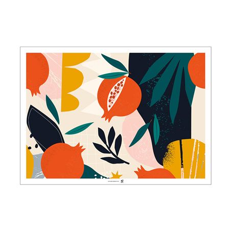 SETS DE TABLE OFFSET 'AMALFI' 70 G/M2 31x43 CM QUADRICHROMIE PAPIER (2000 UNITÉ)