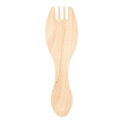 FOURCHETTES SOUS SACHETS  9,2 CM NATUREL BOIS (100 UNITÉ)