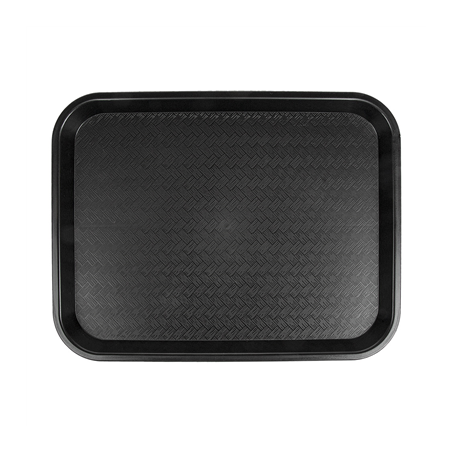 PLATEAU FAST FOOD  27,5x35,5 CM NOIR PP (1 UNITÉ)
