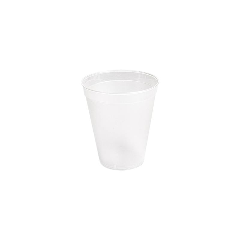 VERRES RÉUTILISABLES 150 ML Ø 6,5/4,2x7,5CM TRANSPARENT PP (1000 UNITÉ)