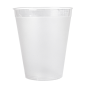 VERRES RÉUTILISABLES 150 ML Ø 6,5/4,2x7,5CM TRANSPARENT PP (1000 UNITÉ)