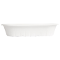 LUNCH BOX 'BIONIC' 800 ML 24,3x12x4,8 CM BLANC BAGASSE (500 UNITÉ)
