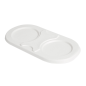 COUVERCLES LUNCH BOX 'BIONIC' 800 ML 24,8x12,5x1,4 CM BLANC BAGASSE (500 UNITÉ)