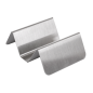 RACK POUR 1/2 TACOS 'ARTINOX'  10x8x3,5 CM ARGENTE INOX (12 UNITÉ)