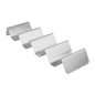 RACK POUR 4/5 TACOS 'ARTINOX'  25,5x8x3,5 CM ARGENTE INOX (12 UNITÉ)