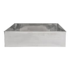BOÎTE POUR BUFFET 'ARTINOX'  30x25,3x8 CM ARGENTE INOX (1 UNITÉ)