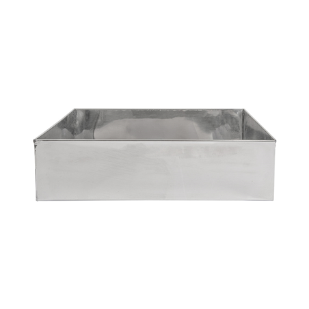BOÎTE POUR BUFFET 'ARTINOX'  30x25,3x8 CM ARGENTE INOX (1 UNITÉ)