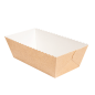 MOULES CUISSON PÂTISSERIE  230 G/M2 16x8x6 CM NATUREL KRAFT (300 UNITÉ)