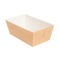 MOULES CUISSON PÂTISSERIE  230 G/M2 11,5x6,5x5 CM NATUREL KRAFT (300 UNITÉ)