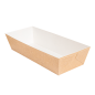 MOULES CUISSON PÂTISSERIE  230 G/M2 22,8x8,5x5,5 CM NATUREL KRAFT (350 UNITÉ)