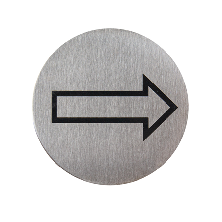 PLAQUE AUTOADHESIVE "FLÈCHE DIRECTIONNELLE"