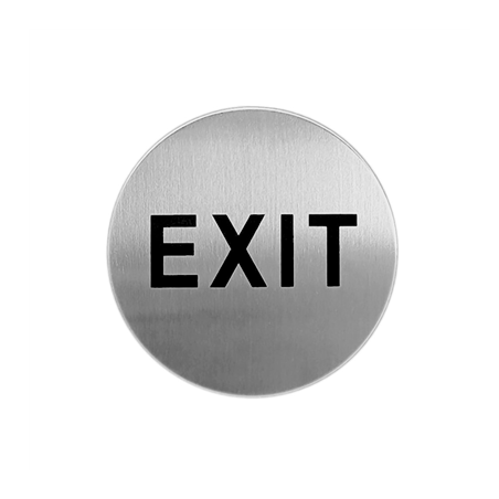 PLAQUE AUTOADHESIVE "EXIT"