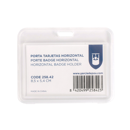 PORTE BADGE HORIZONTAL