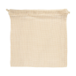 SACS FILET RÉUTILISABLES  33x33 CM BEIGE COTON (25 UNITÉ)