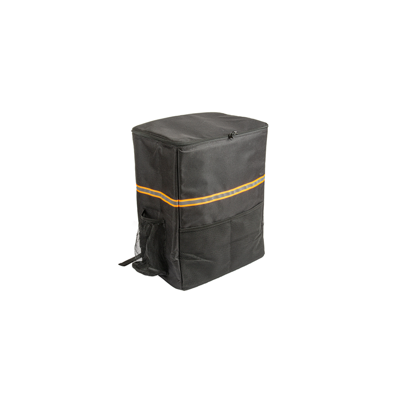 VALISE TRANSPORT  45x35x24 CM NOIR VINYL (1 UNITÉ)