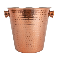 SEAU À CHAMPAGNE MARTELÉ 'ARTINOX' Ø 22,2x20 CM CUIVRE INOX (1 UNITÉ)