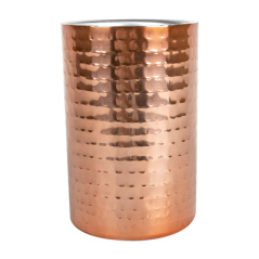 SEAU À VIN MARTELÉ Ø 10,8x17,8 CM CUIVRE INOX (1 UNITÉ)