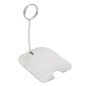 SUPPORTS POUR ÉTIQUETTES DE BUFFET  8,6x7,2x10 CM ARGENTE INOX (1 UNITÉ)