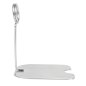 SUPPORTS POUR ÉTIQUETTES DE BUFFET  8,6x7,2x10 CM ARGENTE INOX (1 UNITÉ)