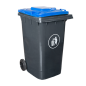 COUVERCLE POUR CONTENEUR 240L  71x56x7,4 CM BLEU HDPE (1 UNITÉ)