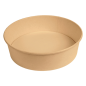 POTS SALADIERS 950 ML 300 + 18 PE G/M2 Ø 18,7/16,5x5,4 CM NATUREL KRAFT (300 UNITÉ)