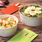 POTS SALADIERS 950 ML 255 + 18 PE G/M2 Ø 18,7/16,5x5,4 CM BLANC CARTON (300 UNITÉ)