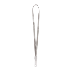 CORDON PORTE BADGE  1,2 x 45 CM GRIS POLYESTER (1 UNITÉ)