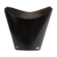 GOBELETS À FRITES AVEC FERMETURE 26 OZ - 780 ML 305 + 18PE G/M2 11x15,7 CM NOIR CARTON (1000 UNITÉ)