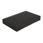 BOÎTES CATERING, PLATE 'THEPACK' 310 G/M2 28x42x6 CM NOIR CARTON ONDULÉ NANO-MICRO (100 UNITÉ)