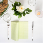 SERVIETTES P. 1/4 'LIKE LINEN - IPANEMA' 70 G/M2 40x40 CM PISTACHE SPUNLACE (600 UNITÉ)