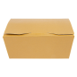 BOÎTES BALLOTÍN 'THEPACK' 250 G 230 G/M2 11,5x7,5x5 CM DORE CARTON ONDULÉ NANO-MICRO (350 UNITÉ)