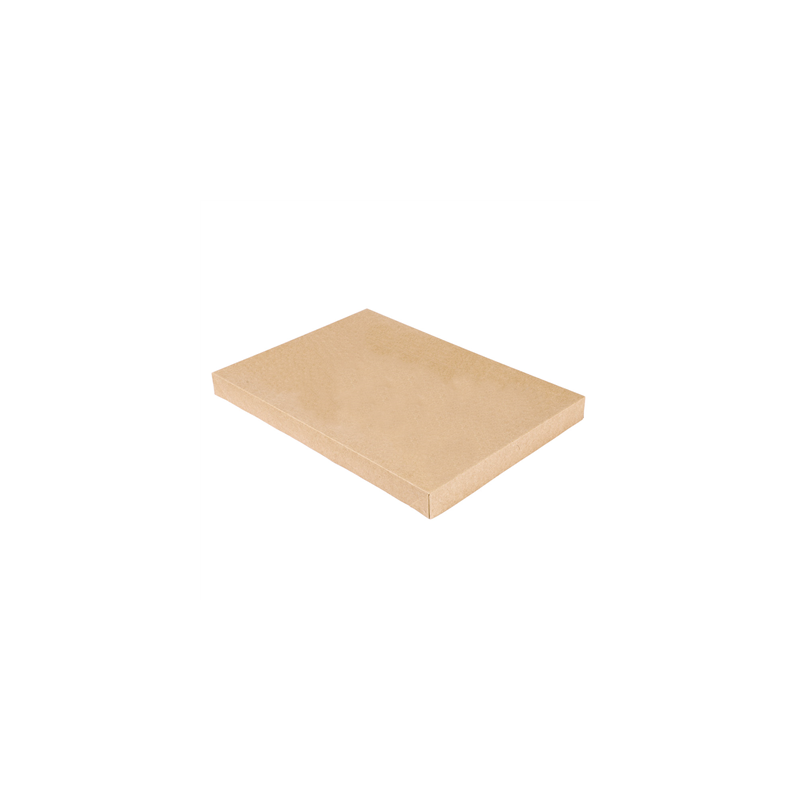 COUVERCLES POUR BOÎTES 253.13  300 G/M2 26,2x15,5x3 CM NATUREL KRAFT (100 UNITÉ)