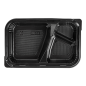COFFRETS POUR REPAS 3 COMPART.  22,7x14,7x3,5 CM NOIR PP (200 UNITÉ)