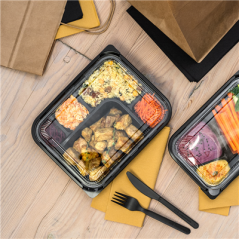 COFFRETS POUR REPAS 5 COMPART.