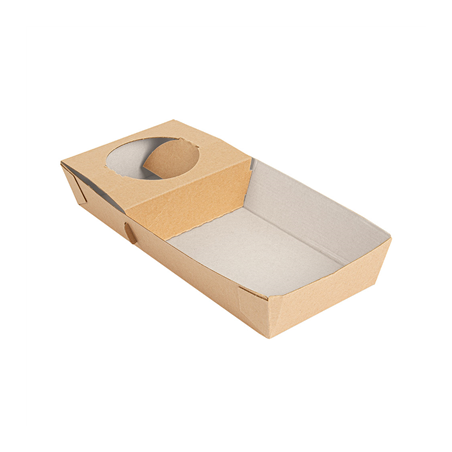 PLATEAUX REPAS À EMPORTER 1 VERRE+1 COMPART.