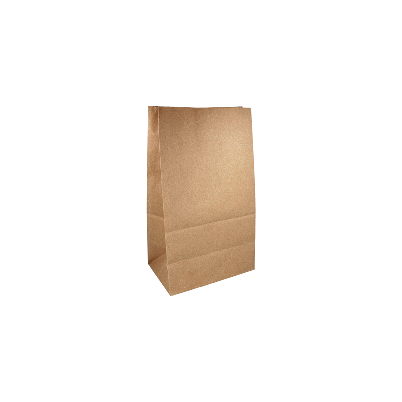 SACS SOS SANS ANSES POUR FRUITS  60 G/M2 22+14x37 CM NATUREL KRAFT (500 UNITÉ)