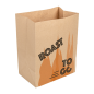 SACS SOS SANS ANSES POUR 1 POULET  70 G/M2 22+14x30 CM NATUREL PARCH.INGRAISSABLE (500 UNITÉ)