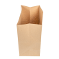 SACS SOS SANS ANSES POUR 1 POULET  70 G/M2 22+14x30 CM NATUREL PARCH.INGRAISSABLE (500 UNITÉ)
