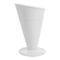 GOBELETS POUR FRITURES  Ø11,8x19,8 CM BLANC PORCELAINE (6 UNITÉ)