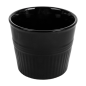 GOBELETS POUR FRITURES  Ø10,3x9 CM NOIR PORCELAINE (6 UNITÉ)