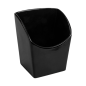 BOÎTES À FRITES L  13,3x9,4x14,6 CM NOIR PORCELAINE (6 UNITÉ)