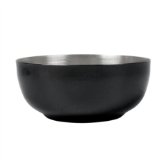 BOL 'ARTINOX' 135 ML Ø 7,5x2,6 CM NOIR INOX (6 UNITÉ)