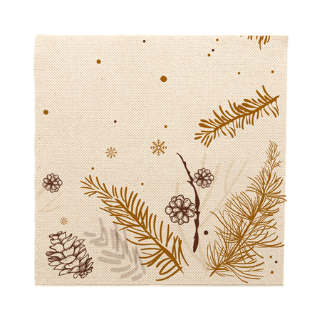 SERVIETTES "DOUBLE POINT" ECOLABEL