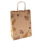 SACS SOS AVEC ANSES 'WINTER' 80 G/M2 26+14x32 CM NATUREL KRAFT (250 UNITÉ)