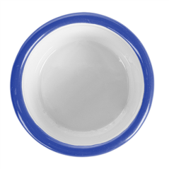 RAMEQUINS 'ENAMELWARE' 120 ML Ø 9x3,5 CM BLANC ACIER ÉMAILLÉ (12 UNITÉ)